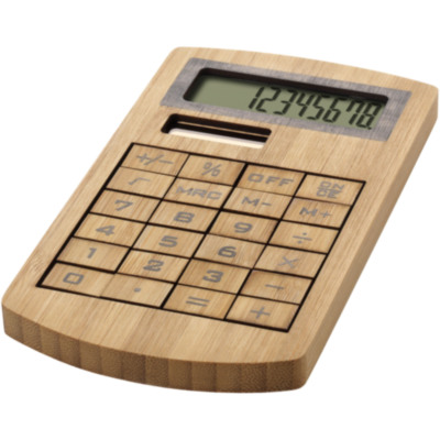 Calculadora de bambú "Eugene"